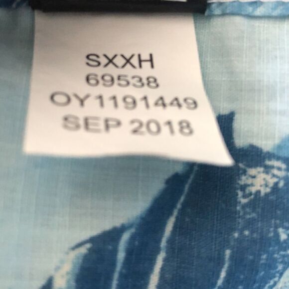 Ocean Current Short Sleeve Button Up Mens XL - Picture 7 of 9